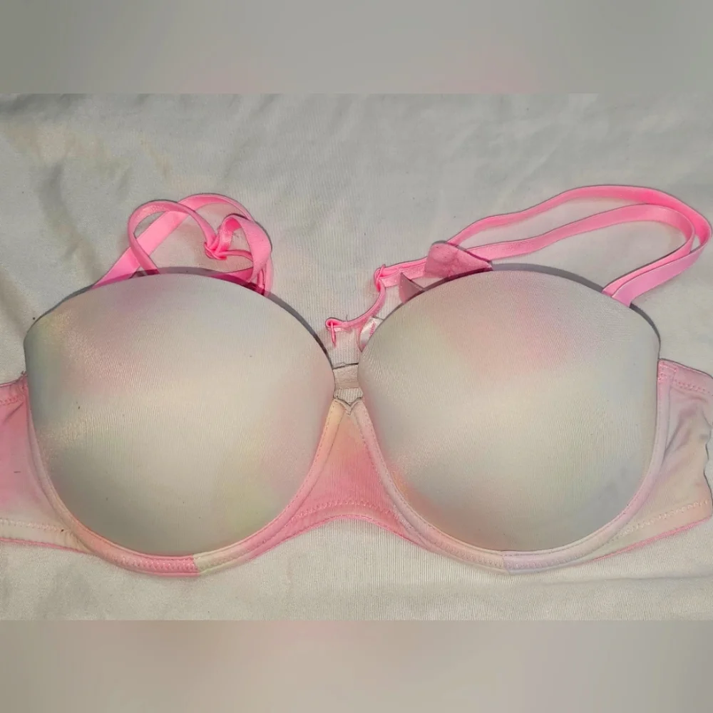 Victorias Secret PINK Logo Wear Everywhere Super Push up Padded Bra 36B - Picture 2 of 7